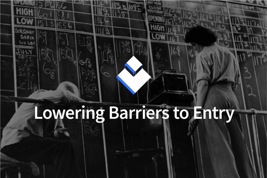 Lowering Barriers to Entry